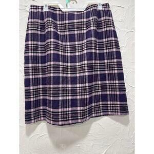 J.G. Hook Beautiful‎ Purple Skirt w/Lining - Size: 16
